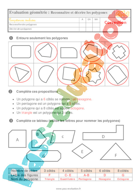 Evaluation Polygone Ce2 A Imprimer - Teenzstore pour Séquence Polygones Ce2