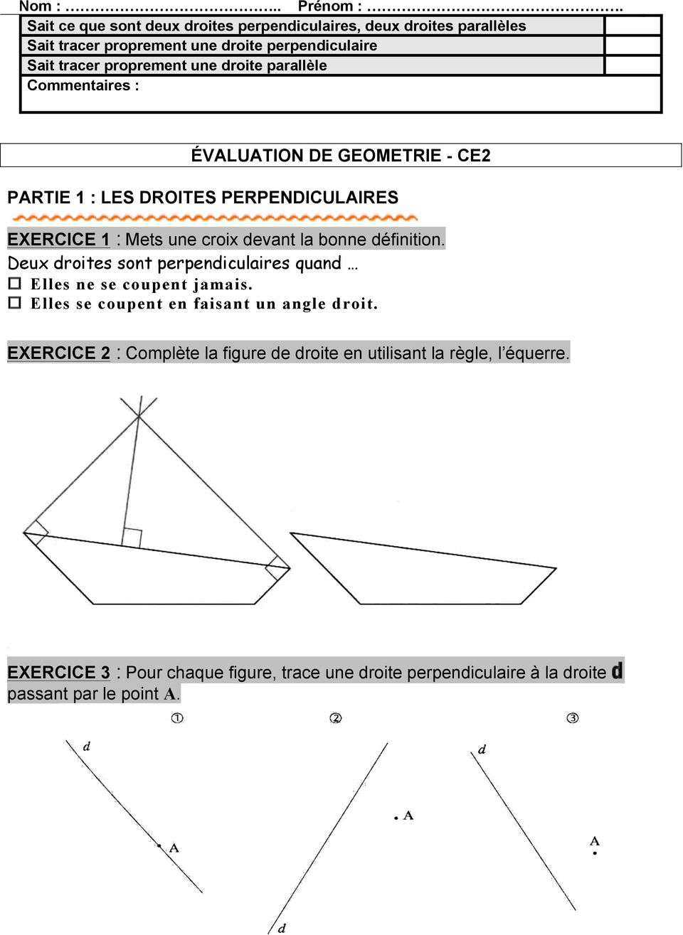 Exercices En Ligne Sur Les Triangles Ce2  Geometrie Les tout Séquence Polygones Ce2