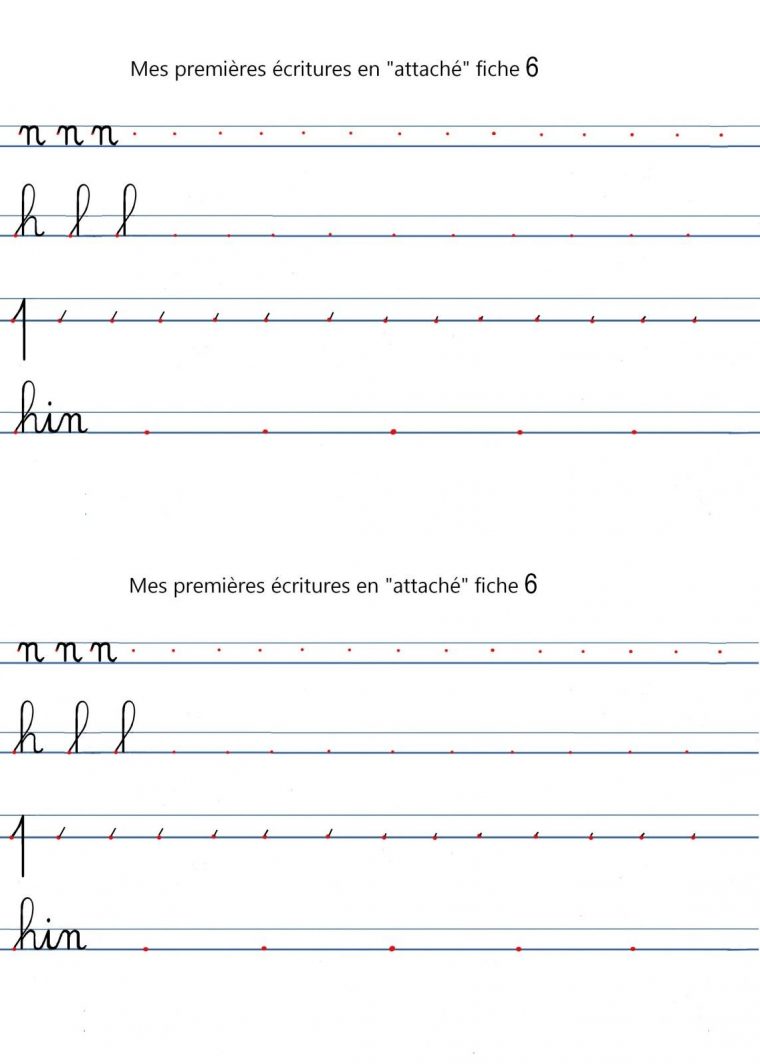 Fiches Pour Ecriture-En-Gs En Interligne dedans Ligne D Écriture Maternelle