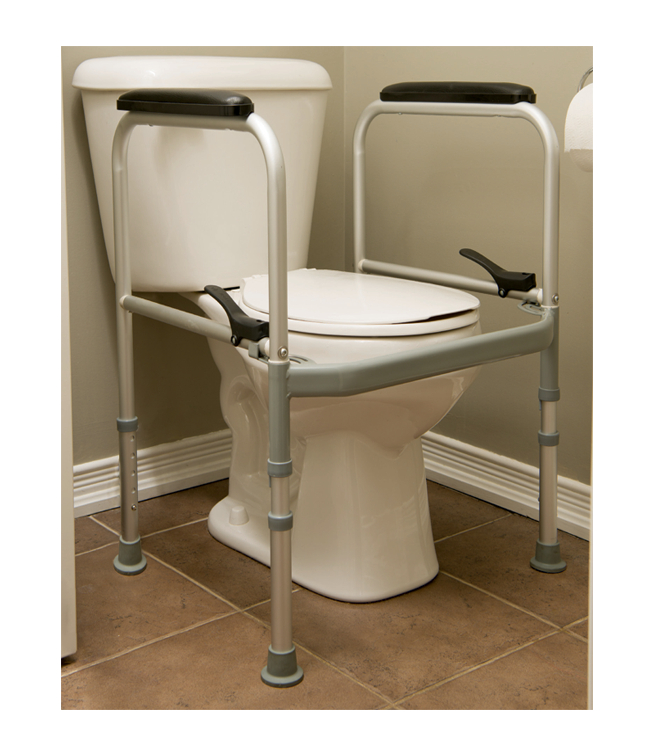 Folding Toilet Safety Frame • Bathroom Safety Products • Hmebc intérieur Bath Safety Supplies Dallas Tx 