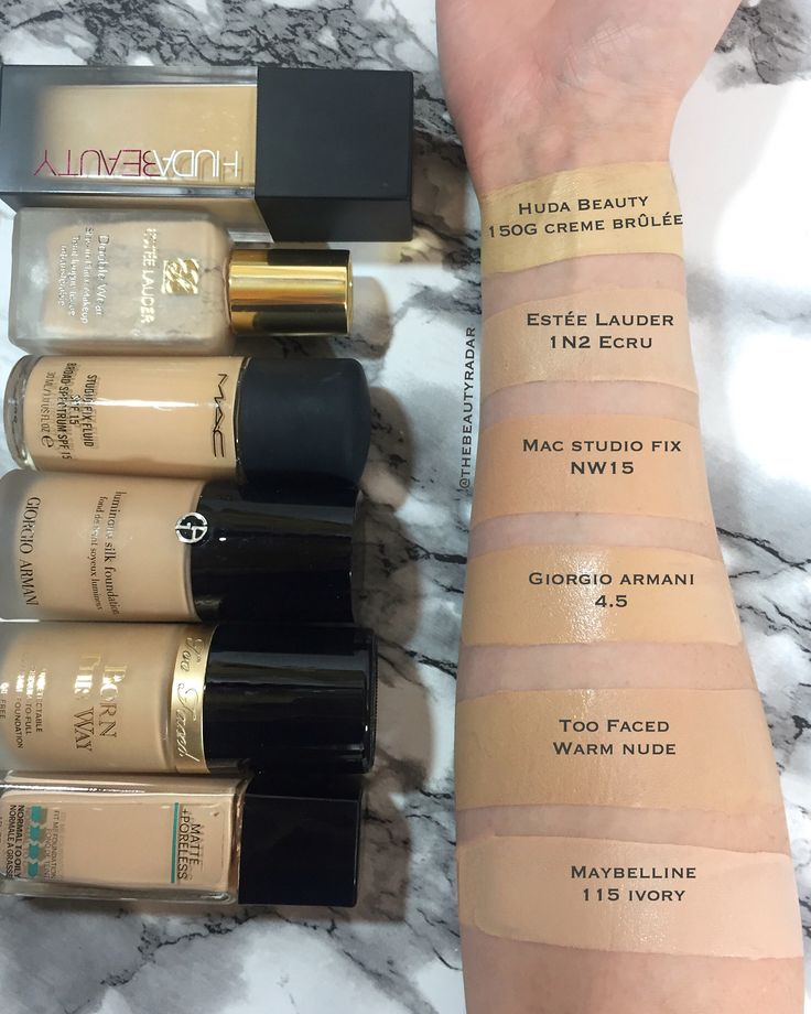 Foundation Swatches Comparing @Hudabeauty @Shophudabeauty concernant La Mer Cushion Foundation Shade Finder 