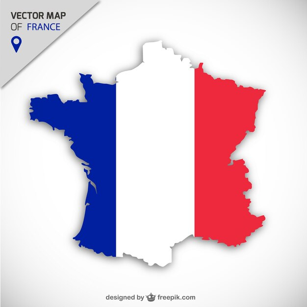 France Carte Vectorielle  Vecteur Gratuite avec Carte France Vecteur 