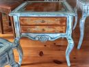 French Country Side Table White End Table Shabby Chic à White French Country End Tables