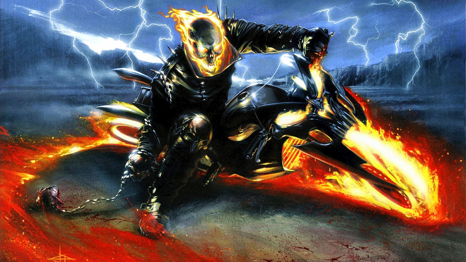 Ghost Rider Hd Wallpaper (67+ Pictures) destiné Ghost Rider Wallpaper 