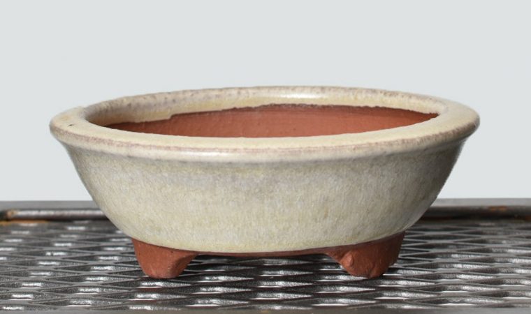 Glazed Round Japanese Bonsai Pot Youzan  Etsy pour Mal Pot Bonsai