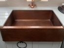 Hammered Copper Farmhouse Sink 30 - 30 Hammered Copper dedans Hammered Farmhouse Sink
