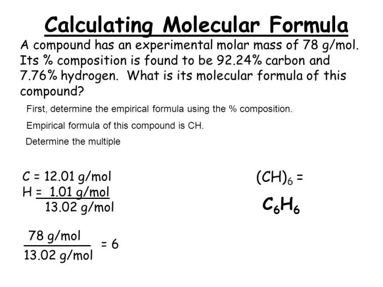 How To Find Molecular Formula From Empirical Formula concernant Have The Same Molecular Formula, But Different Chemical And Physical