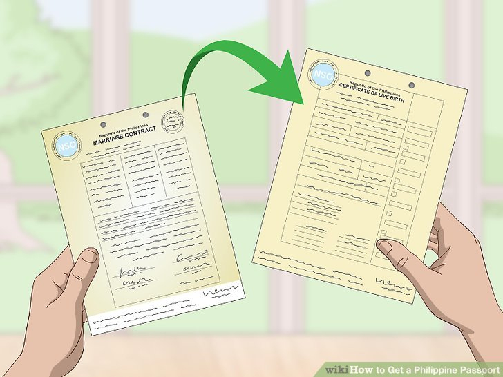 How To Get A Philippine Passport (With Pictures) - Wikihow à Psa Online Marriage Contract 