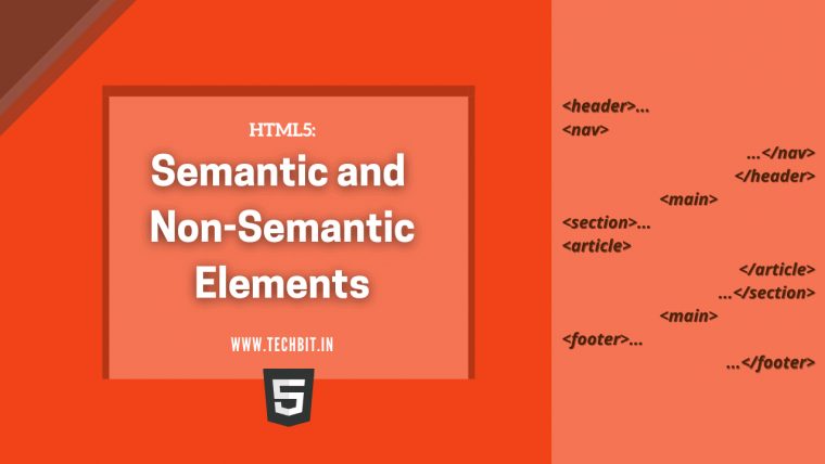 Html5: Semantic And Non-Semantic Elements pour Linkedin Html5 Structure Syntax And Semantics