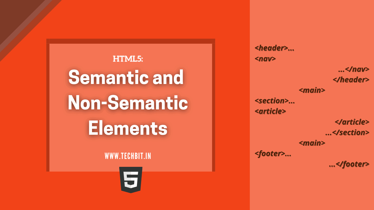 Html5: Semantic And Non-Semantic Elements pour Linkedin Html5 Structure Syntax And Semantics 