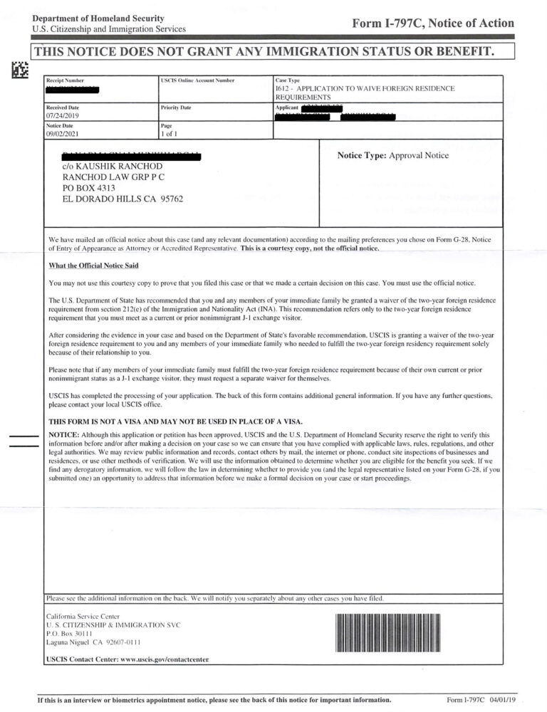 I-601, I-601A, I-612 Waiver Approval Letters And Success tout 601 Waiver Approval Rate 2017 