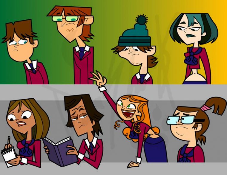 If Total Drama Characters Went To High School, Izzy Would tout Total Drama Characters