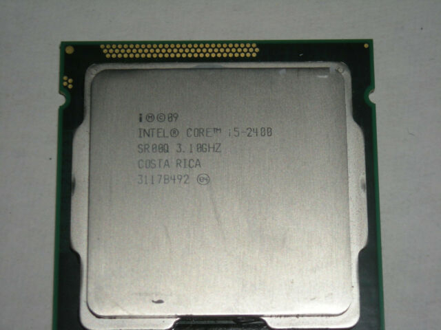 Intel Core I5-2400 - 3.10 Ghz Quad Core (Sr00Q) Cpu pour I5 2400 Ebay 