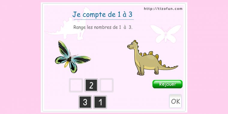 Jeu Éducatif Math En Ligne Apprendre À Compter De 1 À 3 pour Jeux Educatif Ps