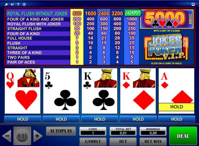 Jeu Gratuit Joker Poker Vip Par Isoftbet – Jeux Gratuits intérieur Jeux Gratuits