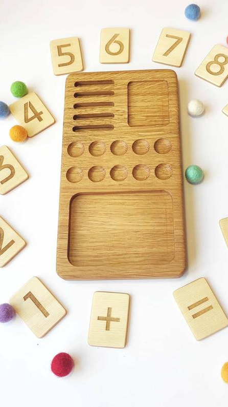 Jeu Montessori Math Toys Waldorf Toys Math Material Games serapportantà Jeu Set Maths 