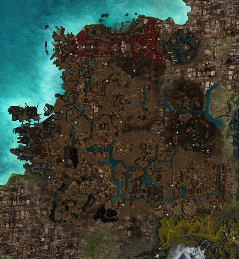 Kaineng Citymap – Guild Wars Wiki (Gww) pour Gw Prophecies Map