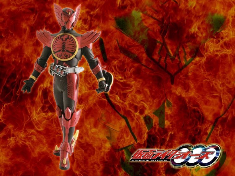 Kamen Rider Ooo (Tajadoru) – Tokusatsu Wallpaper avec Kamen Rider Ooo