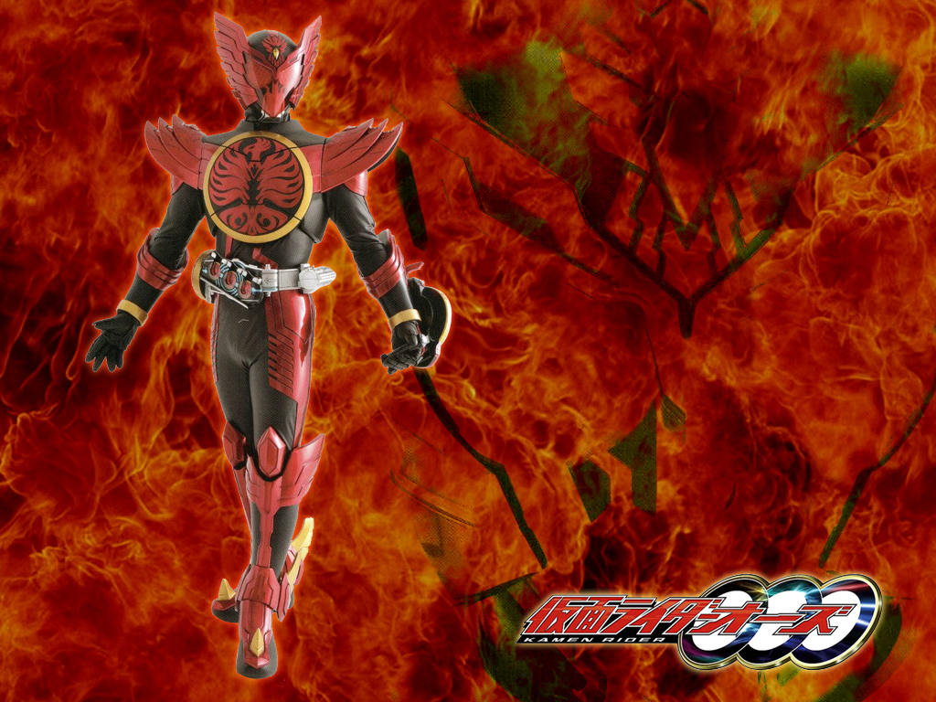 Kamen Rider Ooo (Tajadoru) - Tokusatsu Wallpaper avec Kamen Rider Ooo 