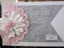 Kerrie Gurney : Embossed Cards With Couture Creations dedans Prima Ribbon And Fibers
