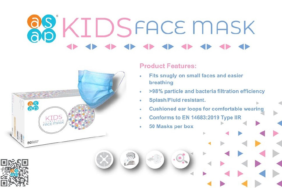 Kids Type Iir Face Mask  Hygiene  Face Covering  Ppe avec China Type Iir Mask Factory Outlet 
