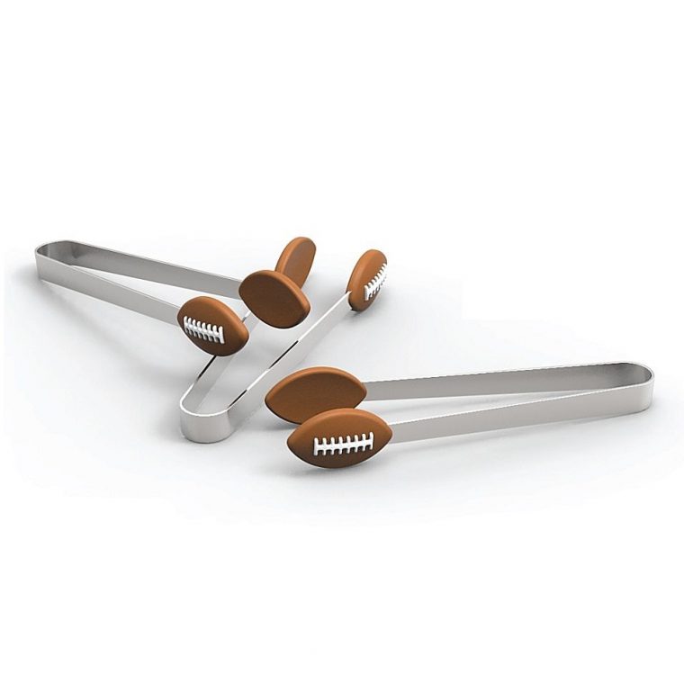 Kitchen Innovations Football Mini Tongs  Bed Bath dedans Bed Bath &amp; Beyond Kitchen Utensils