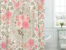 Ksadk Pink Vintage Shabby Chic Rose Pattern Lace With serapportantà Shabby Chic Curtains