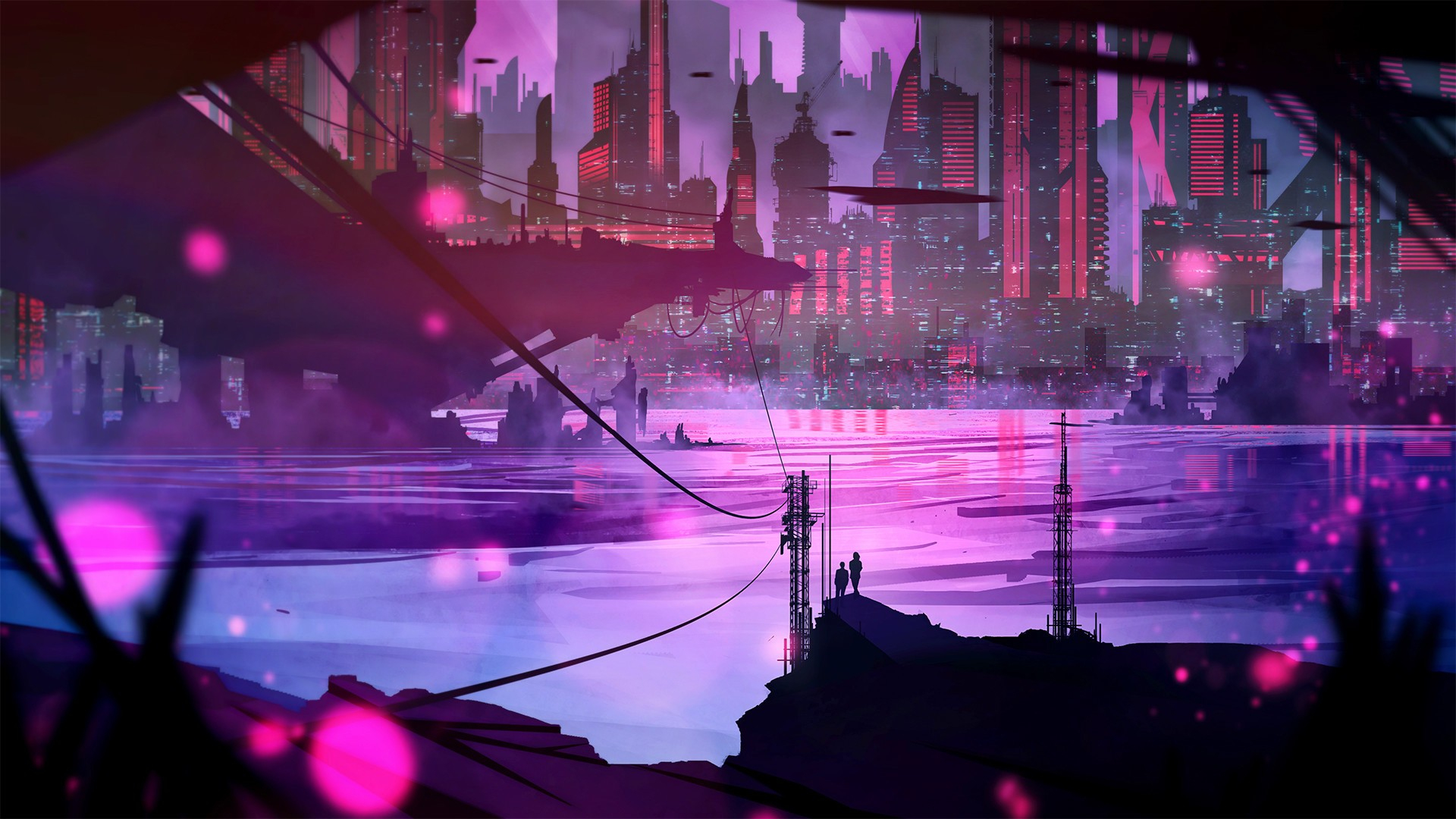 Kvacm, Artwork, Illustration, Cityscape, Deviantart intérieur Wallpaper Deviantart 