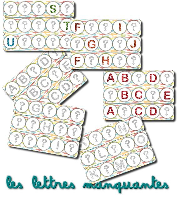 La Maternelle De Laurène: Alphabet À Compléter à Jeux De Alphabet Francais 