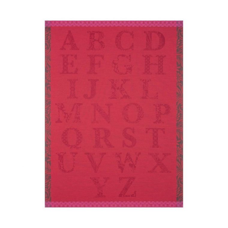 Le Jacquard Francais Ruby Red Tea Or Kitchen Towel concernant Le Jacquard Francais Kitchen Towels