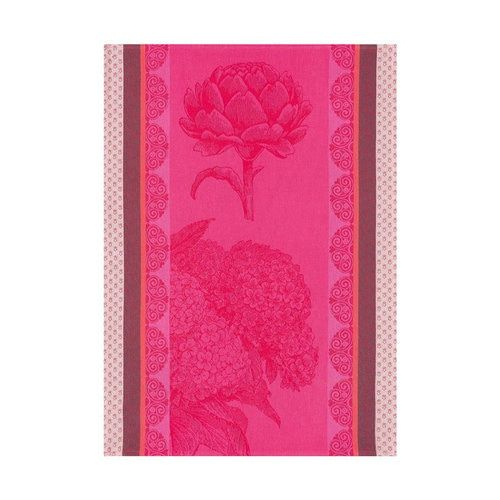 Le Jacquard Francais Tea Towel Terre De Bretagne Pink 24 X pour Le Jacquard Francais Kitchen Towels