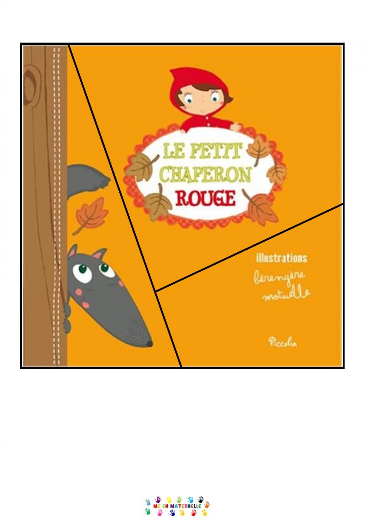 Le Petit Chaperon Rouge : Puzzle - Mc En Maternelle intérieur Puzzle Petite Section