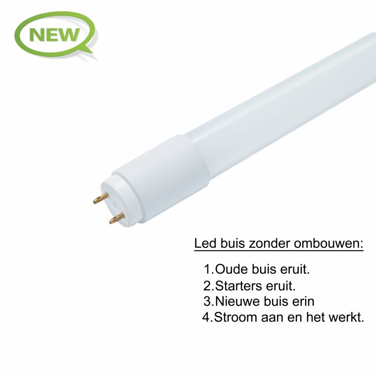 Led Tl-Buis Glas 120Cm 18W – Profolux serapportantà Led Tl Buis