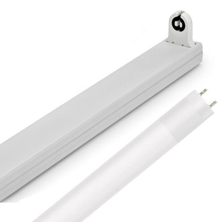 Led Tl Buis Met Armatuur 60Cm – Ip20 Metaal – 10W – Led Tl pour Led Tl Buis Pro