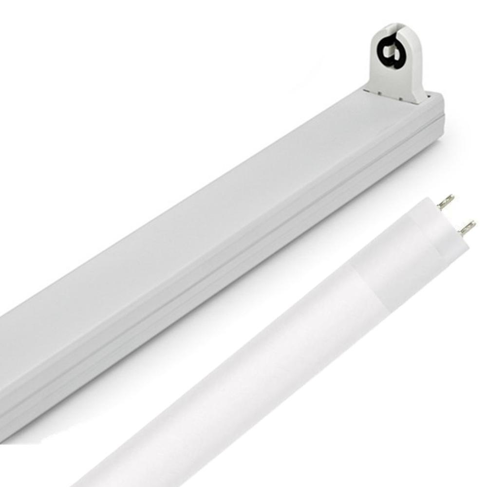 Led Tl Buis Met Armatuur 60Cm - Ip20 Metaal - 10W - Led Tl pour Led Tl Buis Pro