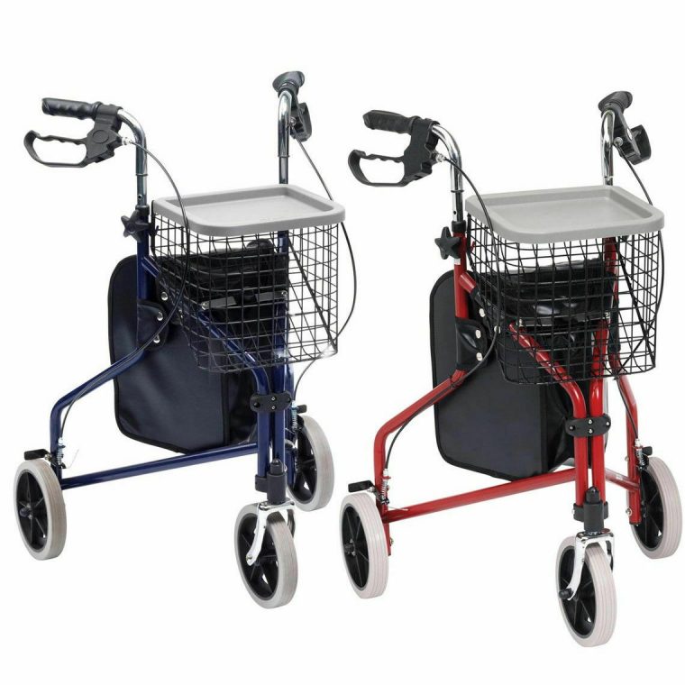 Lightweight Tri-Walker Rollator Mobility 3 Wheeled Walking avec Rollator Tri Walker