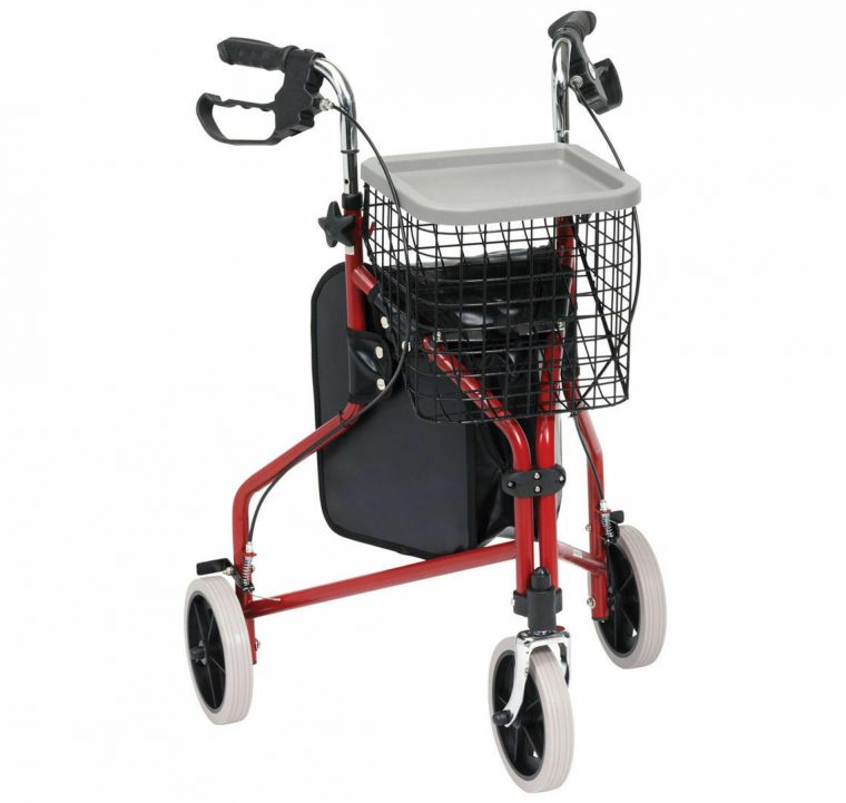 Lightweight Tri-Walker Rollator Mobility 3 Wheeled Walking destiné Rollator Tri Walker