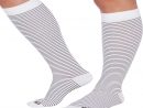 Lish Skinny Stripe Wide Calf Compression Socks - Graduated destiné Walmart Compression Stockings