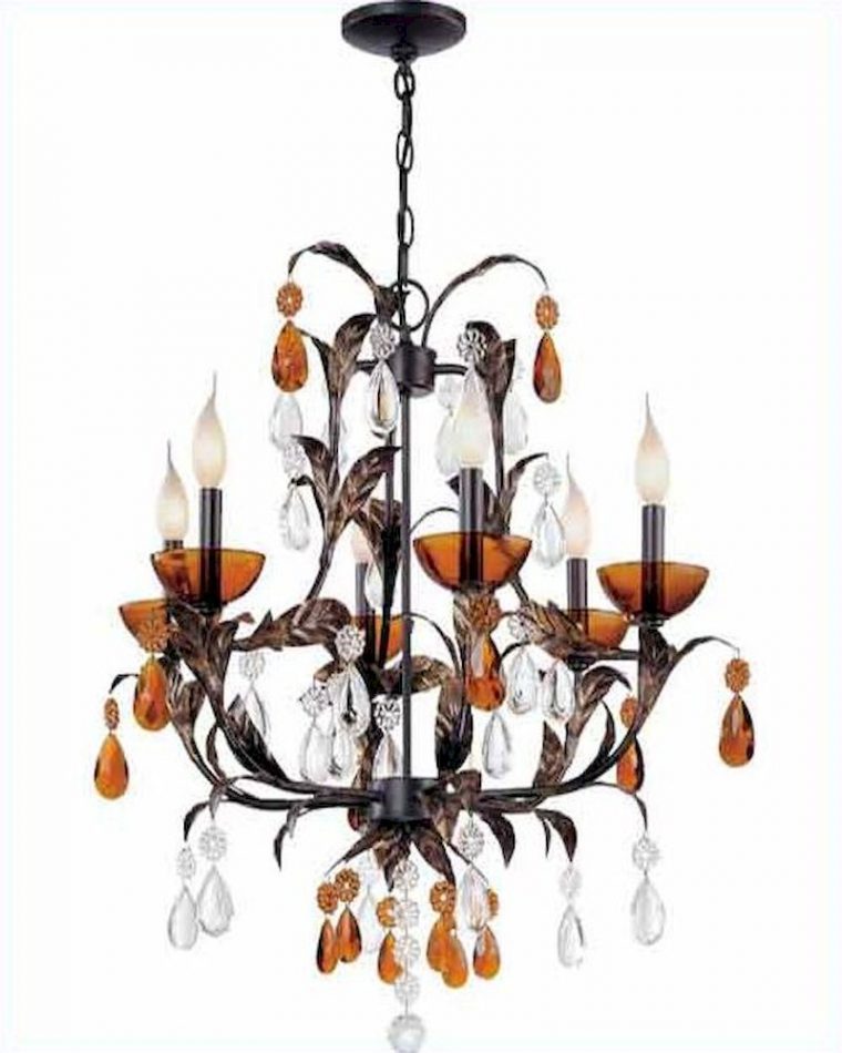 Lite Source 6 Lites Chandelier In Dark Bronze Hamlet Ls-C7925 serapportantà Dark Bronze Chandeliers