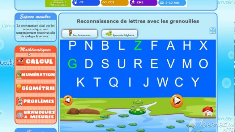 Logiciel Éducatif En Ligne – Arouisse serapportantà Logiciel Maternelle Gratuit