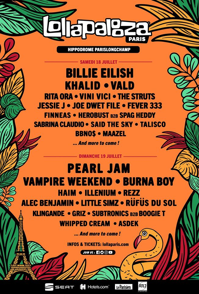 Lollapalooza Paris 2020 : Nouvelles Confirmations ! - News intérieur Lollapalooza Posters 