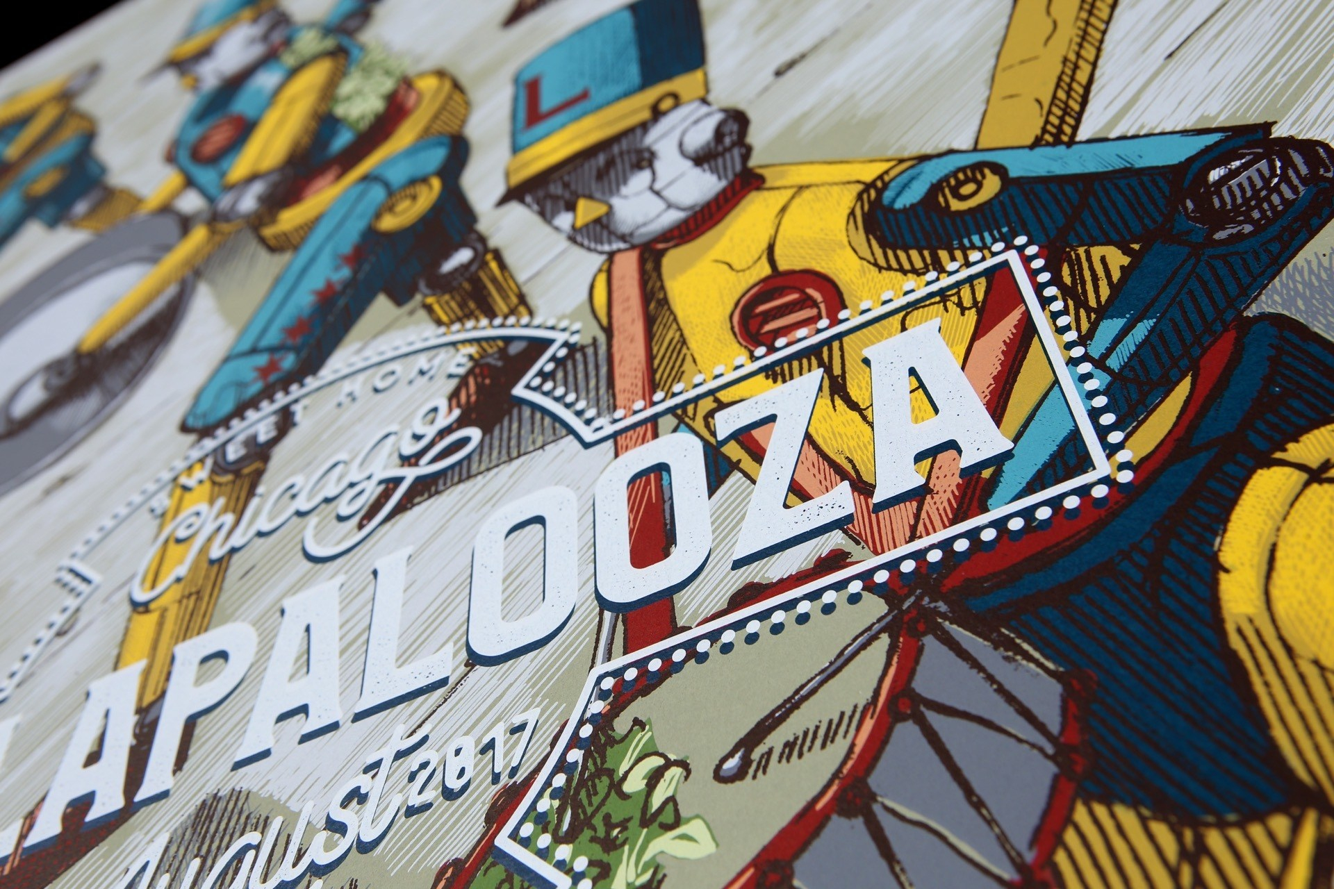 Lollapalooza Poster - Fatcap à Lollapalooza Posters 