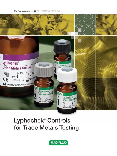Lyphochek® Urine Metals Control - Qcnet serapportantà Qcnet 