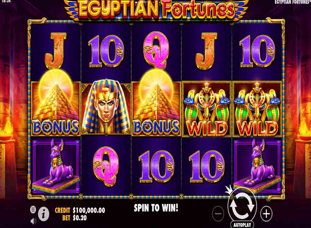 Machine À Sous Egyptian Fortunes De Pragmatic Play - Jeux intérieur Jeux Gratuits