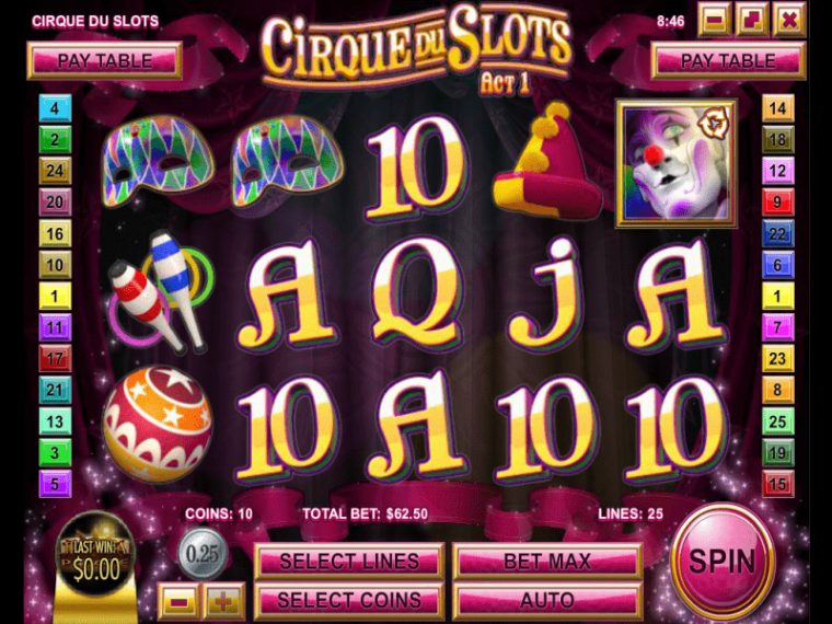 Machine À Sous En Ligne Cirque Du Slots Sans Téléchargement tout Casino Gratuit Sans Telechargement Sans Inscription