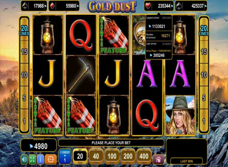 Machine À Sous Gold Dust De Egt – Jeux Gratuits De Casino encequiconcerne 3000 Jeux Gratuit