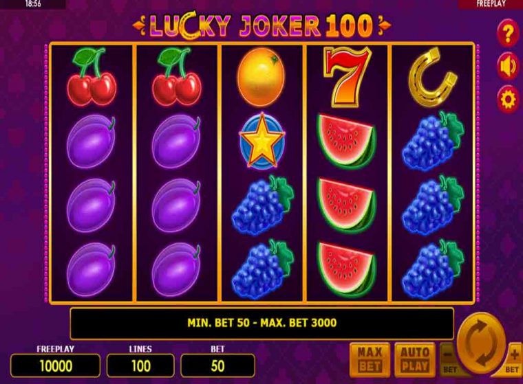 Machine À Sous Lucky Joker 100 De Amatic – Jeux Gratuits concernant Jeux Casino En Ligne Gratuit Sans Téléchargement