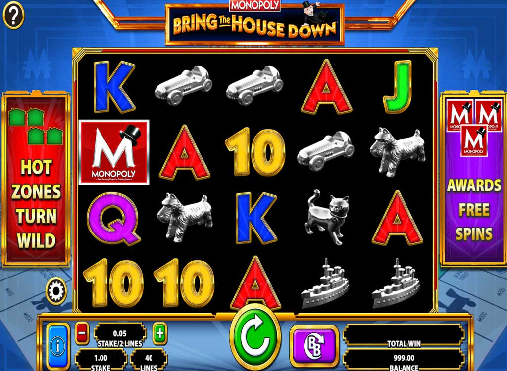 Machine À Sous Monopoly Bring The House Down De Barcrest avec Casino Jeux Gratuits Sans Telechargement 