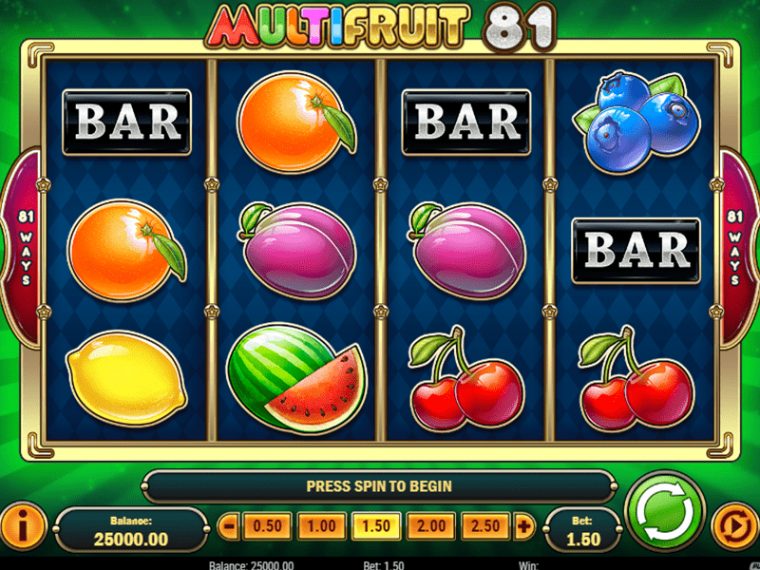 Machine À Sous Multifruit 81 : Jeu Gratuit Sans Téléchargement encequiconcerne Casino Gratuit Sans Téléchargement