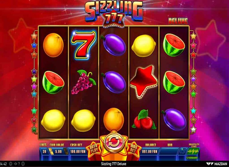 Machine À Sous Sizzling 777 Deluxe De Wazdan – Jeux avec 3000 Jeux Gratuit